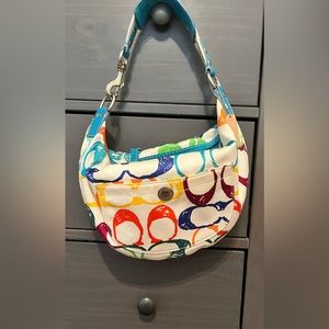 Vintage Color Coach Hobo Purse